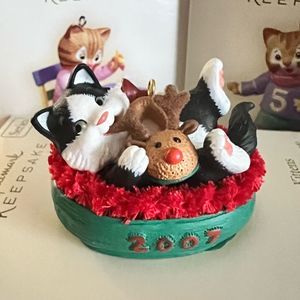 Vintage Hallmark MISCHIEVOUS KITTENS #9 in Series 2007 QX6089